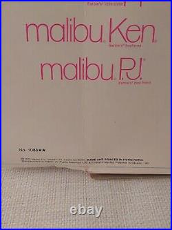 1970 Sun Set Malibu Ken 1088 New In Box Rare HTF Bendable Legs Fashion Doll NRFB