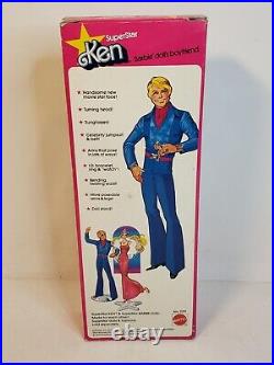 1977 Superstar Ken Barbie Doll Mattel 2211 Nrfb