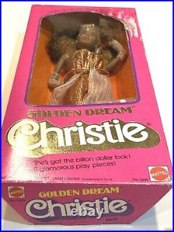 1980 Golden Dream Christie Steffi Face AA Barbie HTF NRFB w Box Wear Mattel