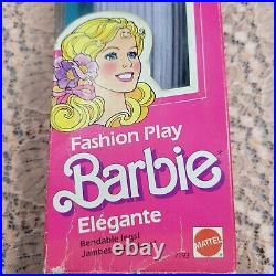1983 Mattel Fashion Play Barbie Doll #7193 Foreign Issue NRFB With Bendable Legs