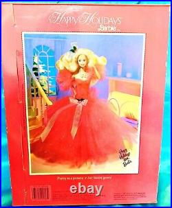 1988 Happy Holidays Barbie Doll First Release in the Series RARE MIB NRFB