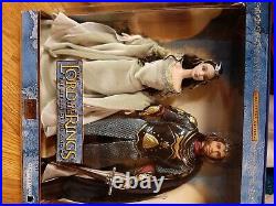 2003 Lord of the Rings Return of the King Arwen & Aragorn NRFB mint