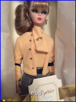 2007 The Secretary Barbie Silkstone Fashion Model Gold Label Doll Nrfb Mattel