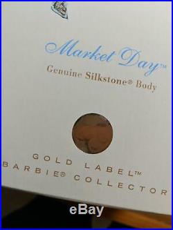 2008 Silkstone BFMC Dealer Exclusive MARKET DAY BARBIE DOLL GOLD LABEL MIB NRFB