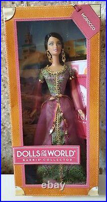 2012 Barbie Dolls of the World Morocco Pink Label Mattel NRFB Free Shipping