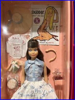 2013 Skipper doll 50th Anniversary Reproduction Brunette Barbie NRFB LE 9500