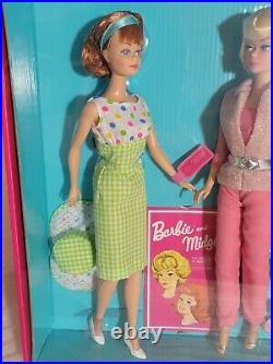50th Anniversary Barbie And Midge Doll Giftset 2012 Gold Label Mattel X8261 Nrfb