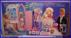 #9921 NRFB Mattel Wholesale Club Sparkle Eyes Barbie Dressing Room & Fashion Set