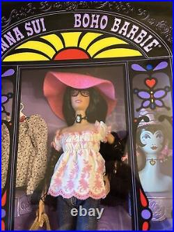 Anna Sui Boho Barbie Doll Gold Label Barbie Collector NRFB J8514