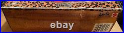 BOX DAMAGE 1ST HARD ROCK CAFE BARBIE DOLL 2003 with Guitar NRFB Leopard Box B2509