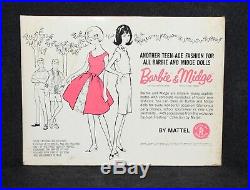 Barbie #1676 1966 MOC Barbie Fabulous Fashion MIB NRFB