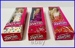 Barbie 1987 Fashion Play Cote DAzur Dolls Lot Of Three NRFB