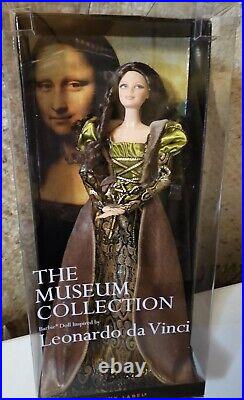 Barbie Collector The Museum Collection Leonardo Da Vinci Barbie Doll NIB NRFB