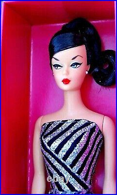Barbie Doll 60th Sparkles Madrid Convention 2019 Black Hair Platinum Label Nrfb