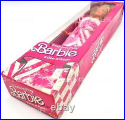 Barbie Fashion Play Doll Cote D'Azur Foreign Issue 1987 Mattel No. 7193 NRFB