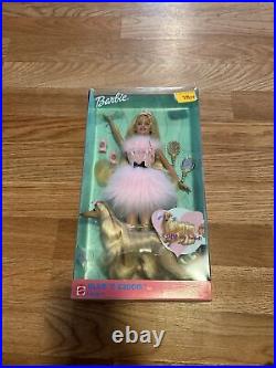 Barbie Glam N Groom Doll With Lacey Hound Dog 1999 Mattel 27271 NRFB