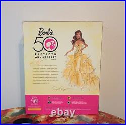 Barbie Gold Label 50th Anniversary AA African American Robert Best Doll New NRFB