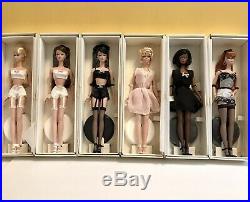 Barbie LINGERIE Fashion Model Silkstone Collection Lot Of # 1 2 3 4 5 6 NRFB