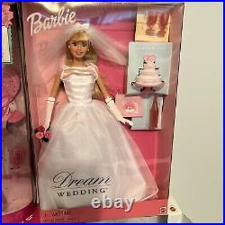 Barbie NRFB Bride Lot of 14 90s 00s Wedding Day Romantic Dream Millennium