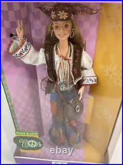 Barbie Peace and Love 70's Collector Edition Hippie Mattel # 27677 NRFB