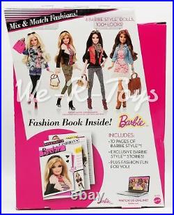 Barbie Style Doll with Fashion Book 100+ Looks 2013 Mattel No. BLR58 NRFB