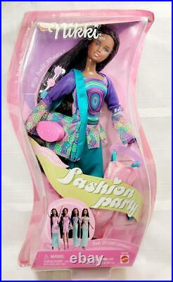 Barbie TEEN NIKKI Fashion Party Doll Over 20 Fashion Combos NRFB 2000 #29105