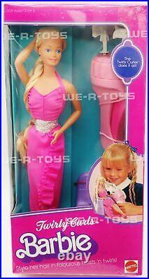 Barbie Twirly Curls Doll with Hair Twirly Curler 1982 Mattel No. 5579 NRFB