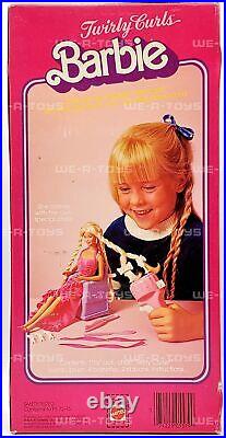 Barbie Twirly Curls Doll with Hair Twirly Curler Mattel 1982 No. 5579 NRFB