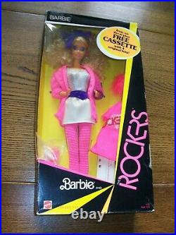 Barbie and the Rockers 1985 Mattel Superstar Blonde Barbie Vintage #1140 NRFB