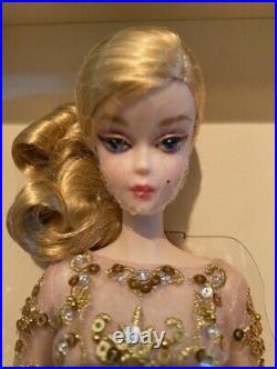 Blush & Gold Cocktail Dress Barbie Silkstone Gold Label LTD ED NRFB DWF55