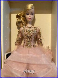 Blush & Gold Cocktail Dress Barbie Silkstone Gold Label LTD ED NRFB DWF55