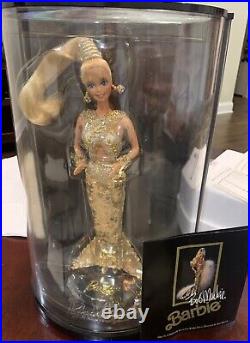 Bob Mackie Gold 1990 Barbie DollMint-WithShipper-NRFB