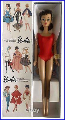 Brunette Ponytail Let's Play Barbie Vintage Repro Doll 2011 Mattel X3122 Nrfb
