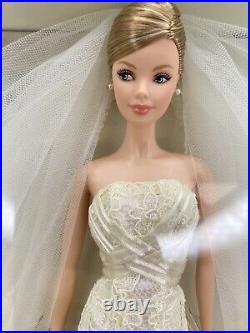 Carolina Herrera Bride Barbie Doll Gold Label Collector 2005 B9797 NRFB