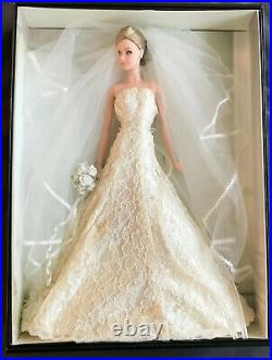 Carolina Herrera Bride Barbie Doll Gold Label NRFB