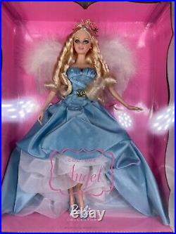 Couture Angel Barbie Collector Pink Label, Mattel 2010, NRFB, Blue Gown, Wings