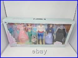 Disney store classic Little Mermaid set doll deluxe Set NRFB Ariel Vanessa