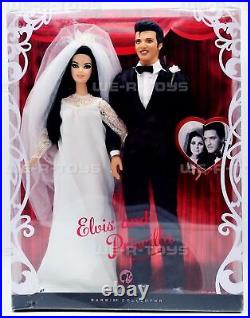 Elvis and Priscilla Barbie Doll Gift Set 2008 Mattel Pink Label # L9632 NRFB
