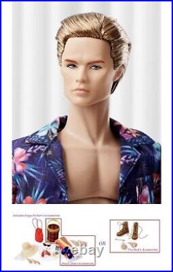 FASHION ROYALTY Poppy Parker Mystery Date Beach Date NRFB Male Doll Only