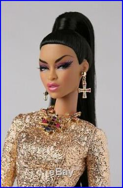 Fashion Royalty Adele Makeda Walking on Gold Integrity Doll Convention NRFB