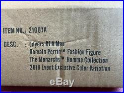 Fashion Royalty Layers of a Man Romain Perrin NRFB Monarchs Homme Collection NIB