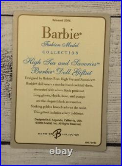HIGH TEA and SAVORIES SILKSTONE BARBIE NRFB FASHION MODEL GOLD LABEL