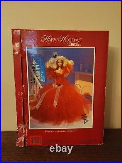 Happy Holidays 1988 Barbie Doll NRFB Mattel First Year Of Collection