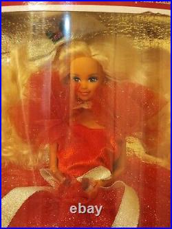 Happy Holidays 1988 Barbie Doll NRFB Mattel First Year Of Collection