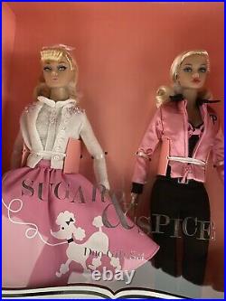 Integrity Fashion Royalty Sugar and Spice Poppy Parker 2 doll gift set NRFB