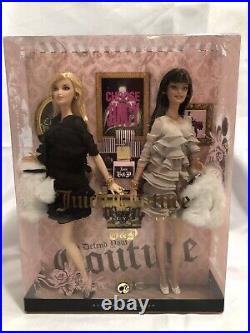 Juicy Couture Barbie Beverly Hills G and P 2008 Barbie Doll Set NRFB NEW Gold