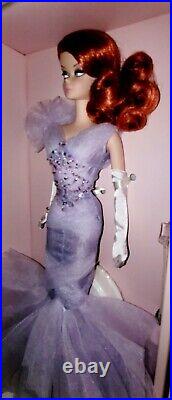 LAVENDER LUXE Silkstone Barbie Doll 2014, Red Hair, Organza Gown LE8100 NRFB