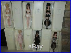 Lingerie Silkstone Barbies #1 2 3 4 5 6 NRFB Complete set Fashion Model