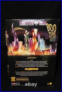 MIB NRFB Monster High BOO YORK, BOO YORK Luna Mothews