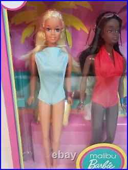 Malibu Barbie & Friends Doll Giftset 1971 Vintage Repro Mattel Gtj86 Nrfb